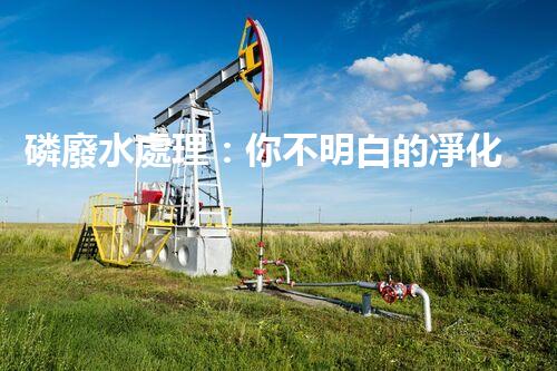 磷廢水處理：你不明白的凈化秘訣！